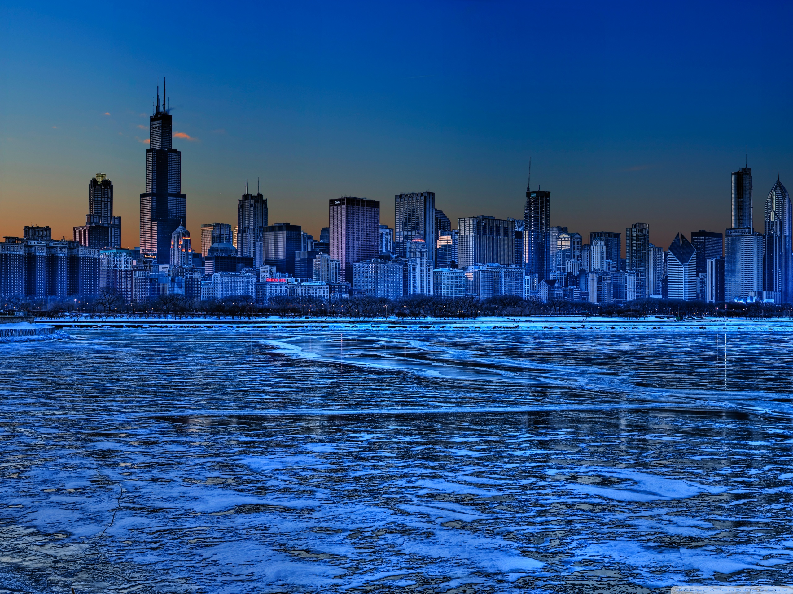 Chicago Skyline Wallpapers 1920x1080  Wallpaper Cave