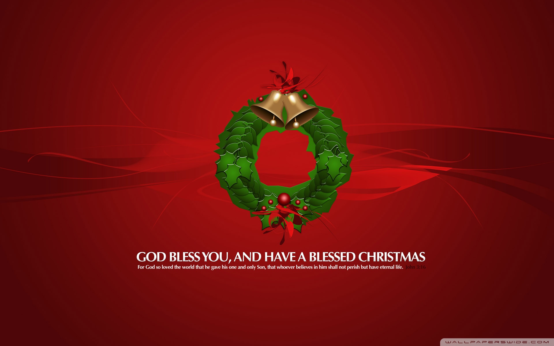 Christmas Wreath Red Ultra HD Desktop Background Wallpaper for 4K