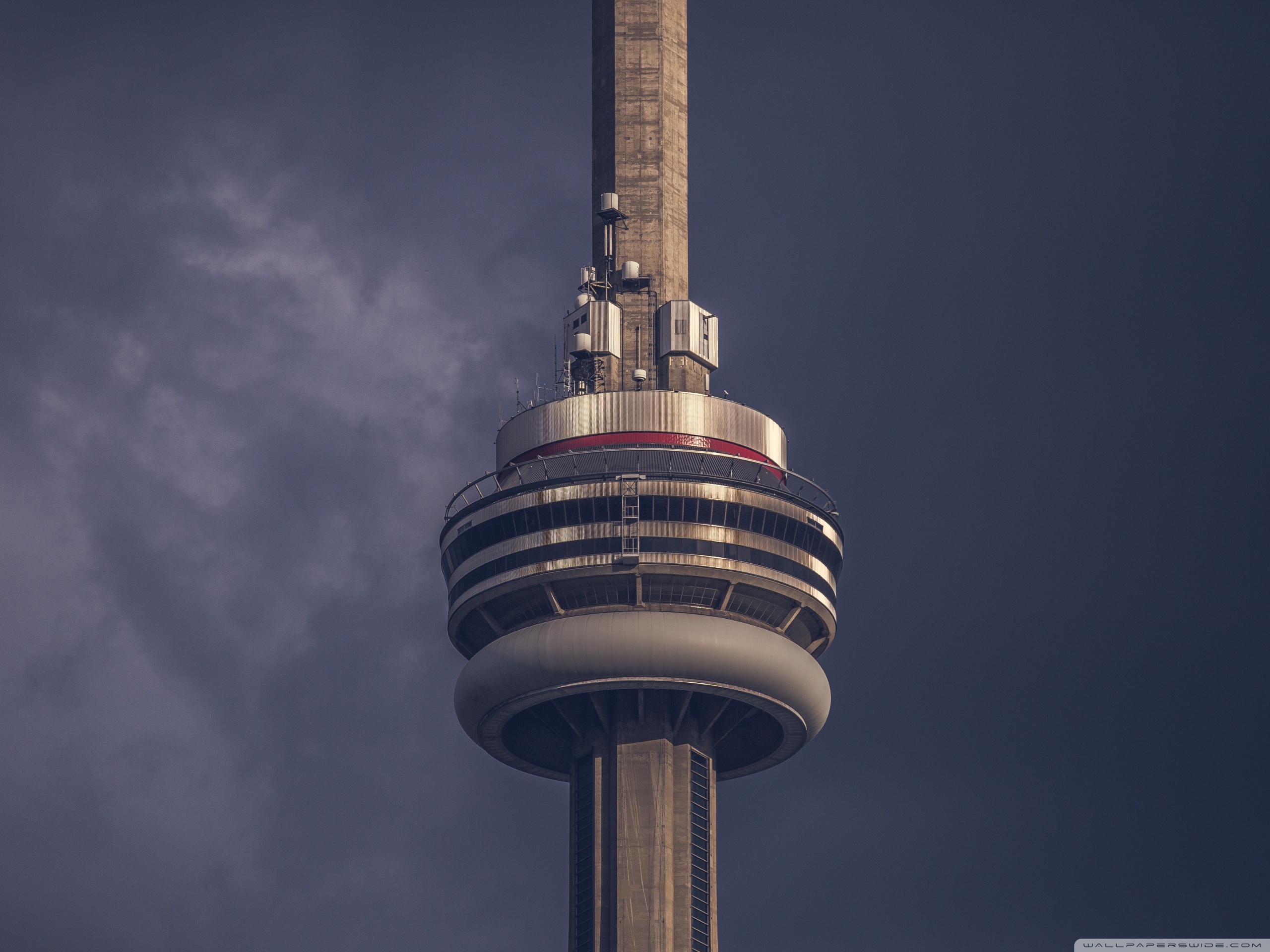 CN Tower Wallpaper 4K Tourist attraction Toronto 11447