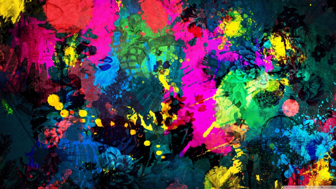 Download wallpaper 1366x768 colorful, abstract, swirl pattern, art, tablet,  laptop, 1366x768 hd background, 25593