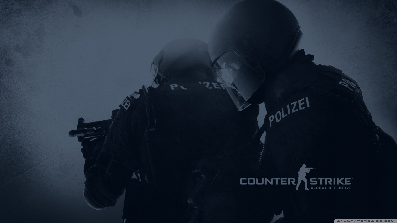 Download Cs:go Wallpaper in 1366x768 Resolution