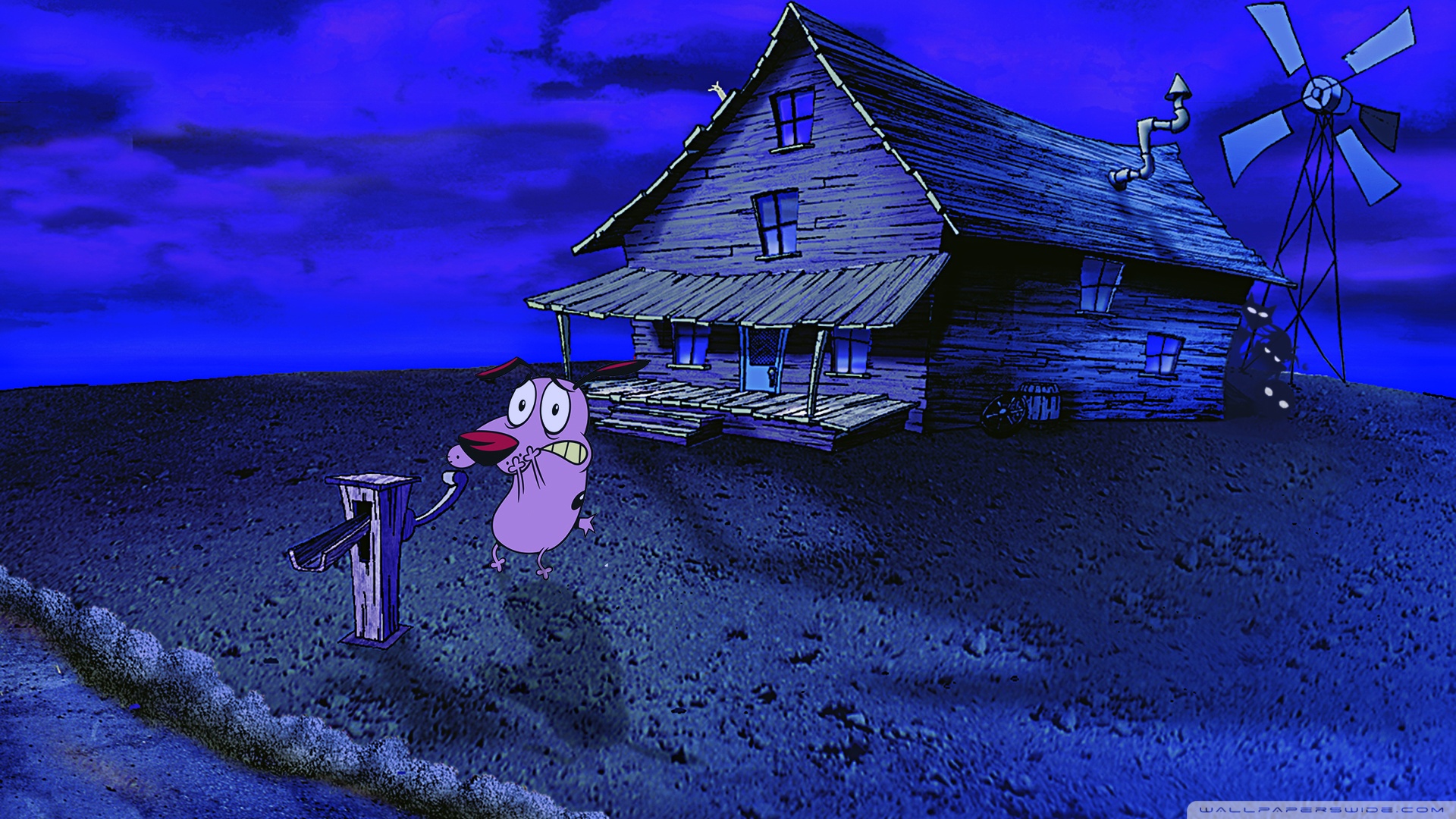 Best Courage the cowardly dog iPhone HD Wallpapers - iLikeWallpaper