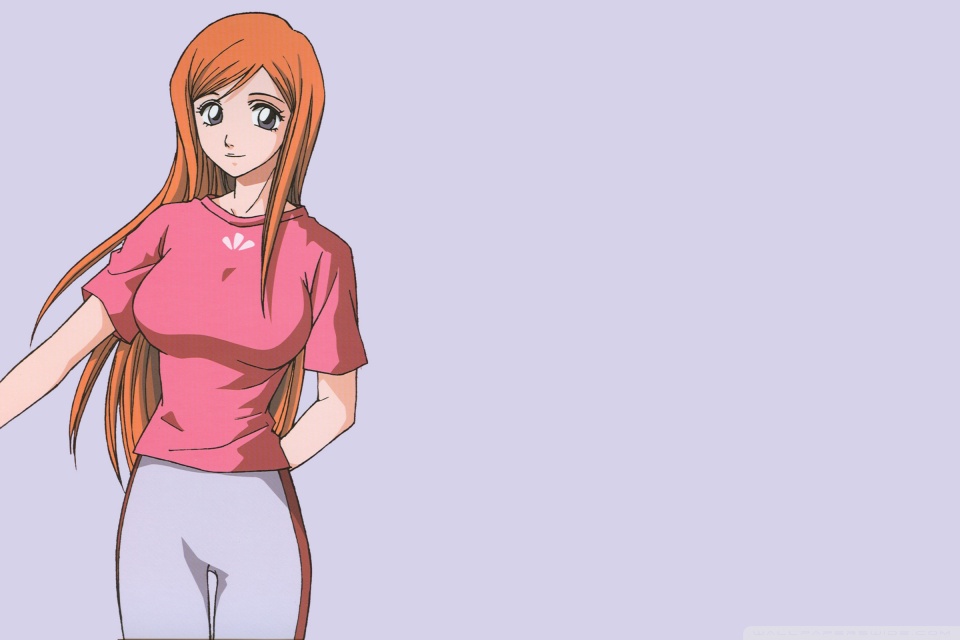 Cute Girl With Orange Hair Anime Ultra HD Desktop Background Wallpaper ...