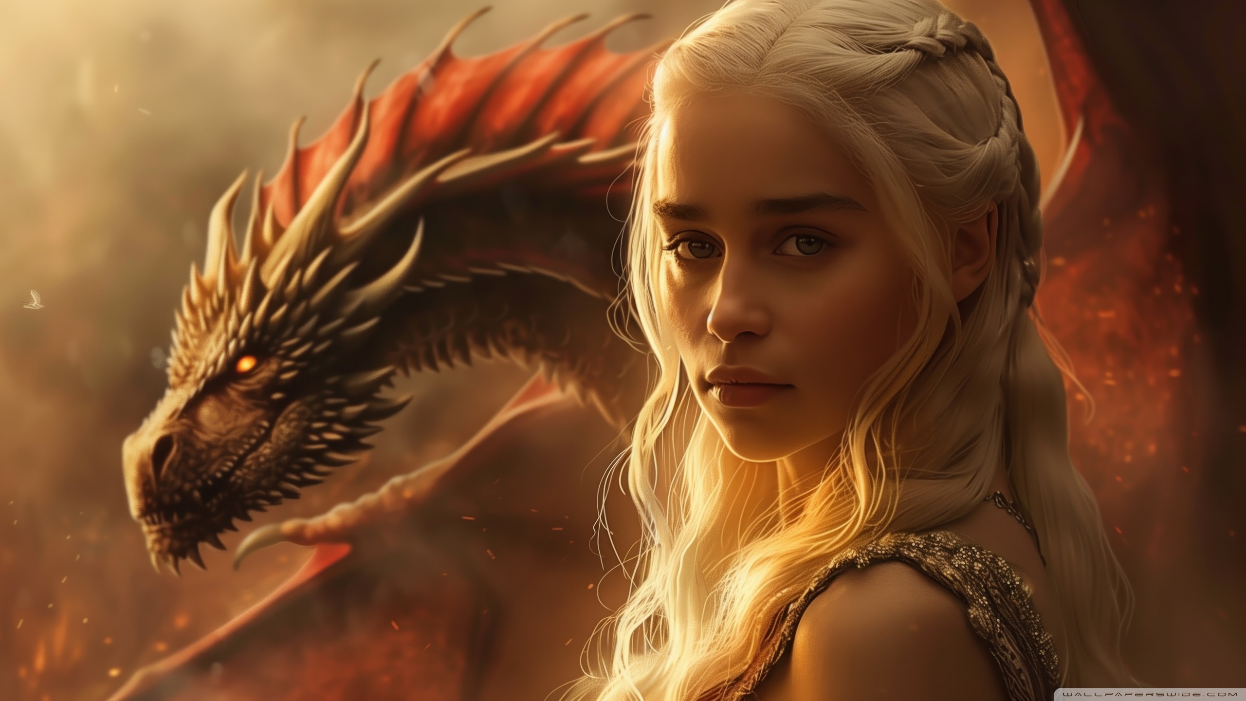 Daenerys Mother Of Dragons 4K UHD Wallpaper For UltraHD Desktop And TV 