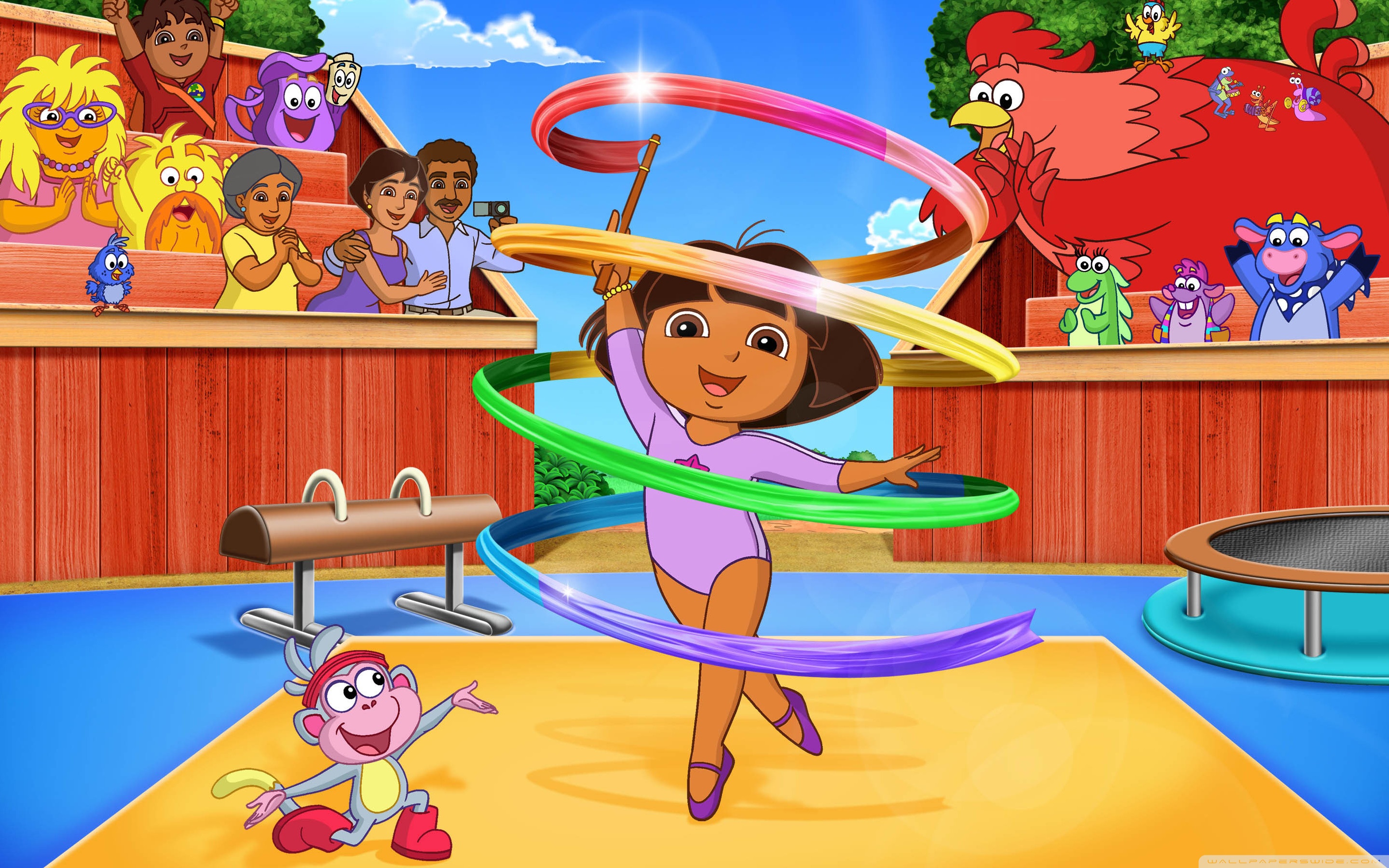 Dora the Explorer Doras Fantastic Gymnastics Adventure Ultra HD Desktop ...