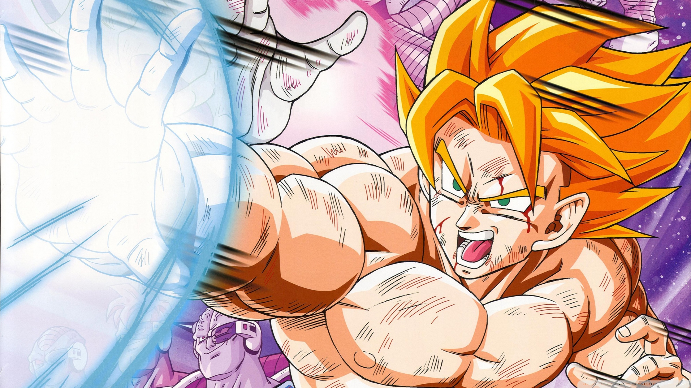 Goku,Super saiyan , HD, UHD, HDR, Highly detailed, h