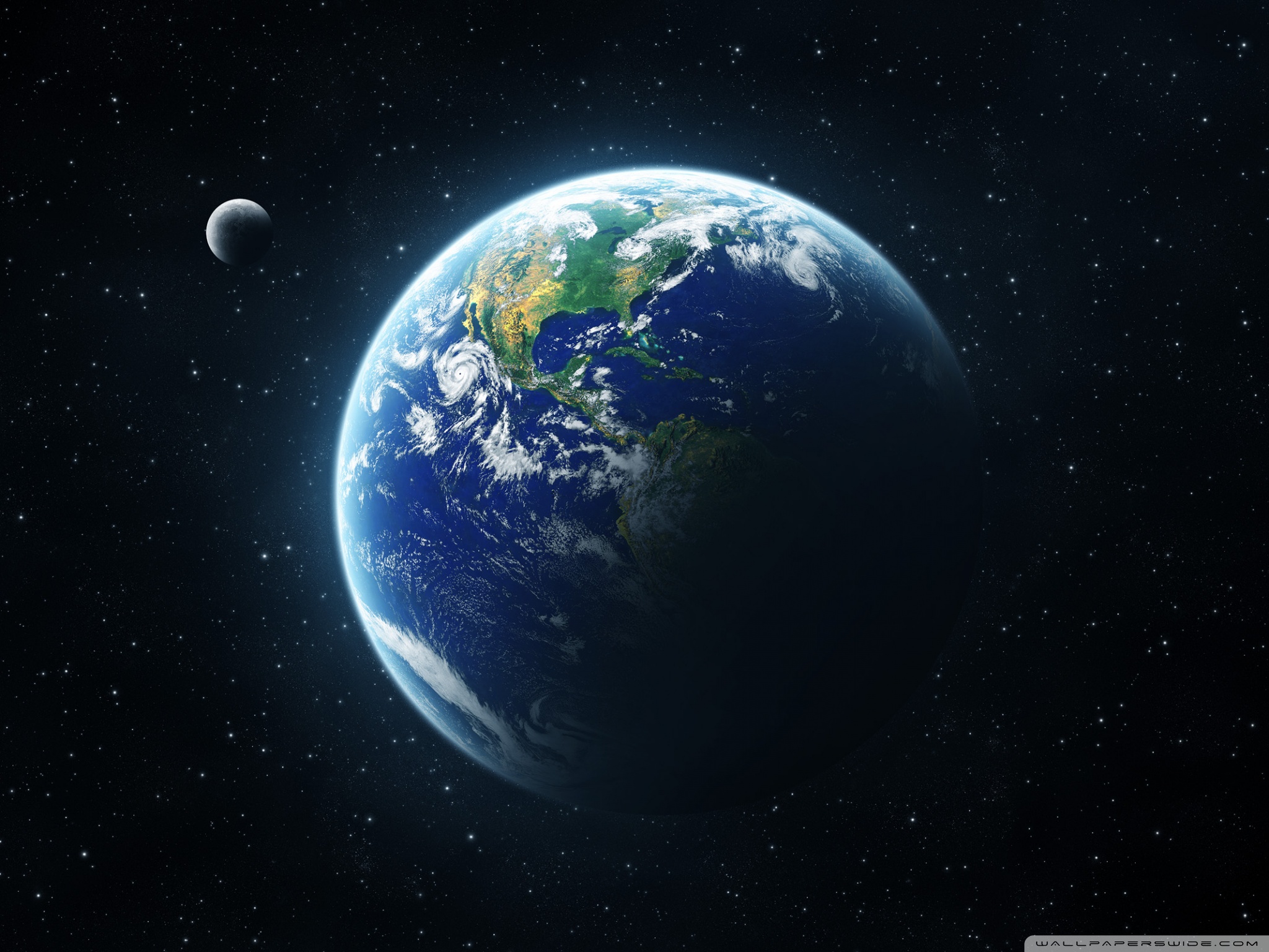 Earth and Moon iPhone Wallpaper HD  iPhone Wallpapers