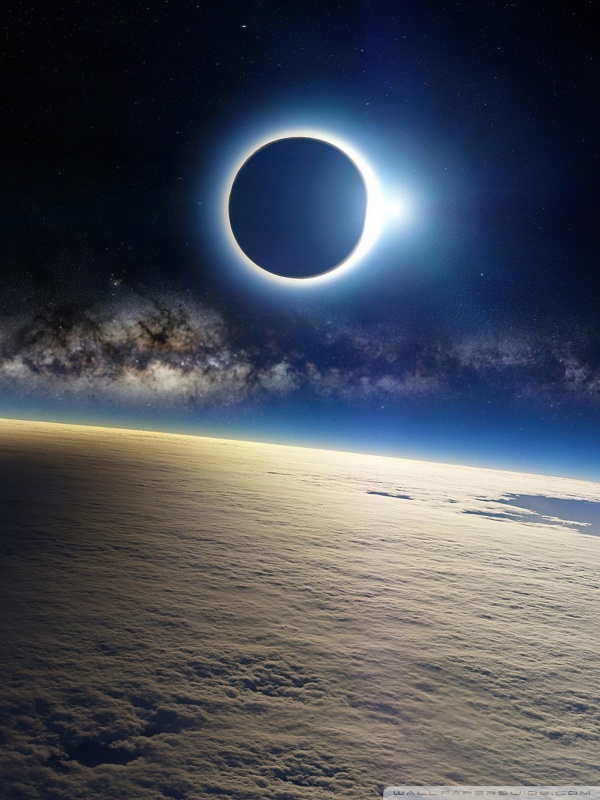 Download Eclipse Space Wallpaper RoyaltyFree Stock Illustration Image   Pixabay