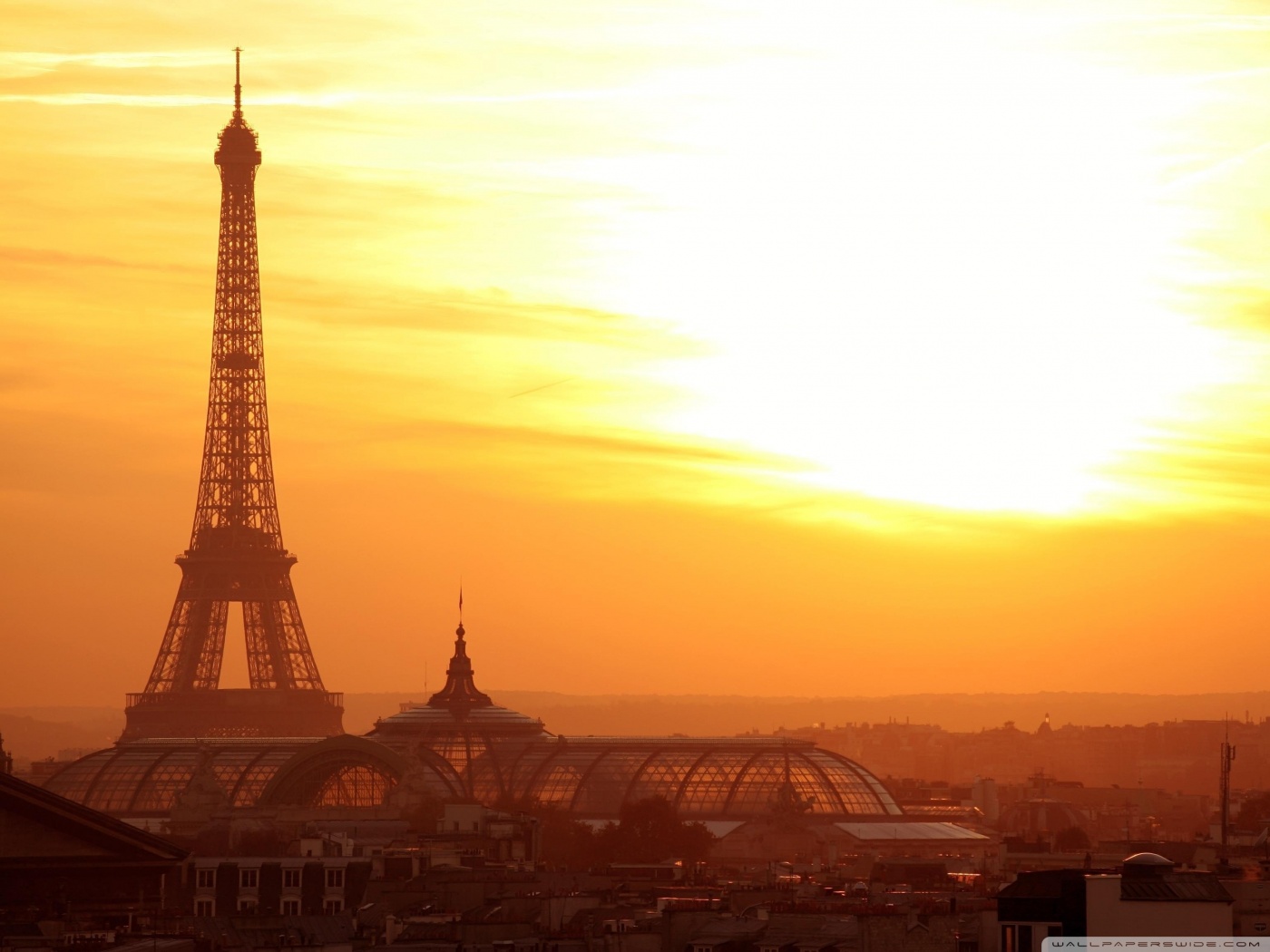 Eiffel Tower At Sunset Ultra HD Desktop Background Wallpaper for 4K UHD ...