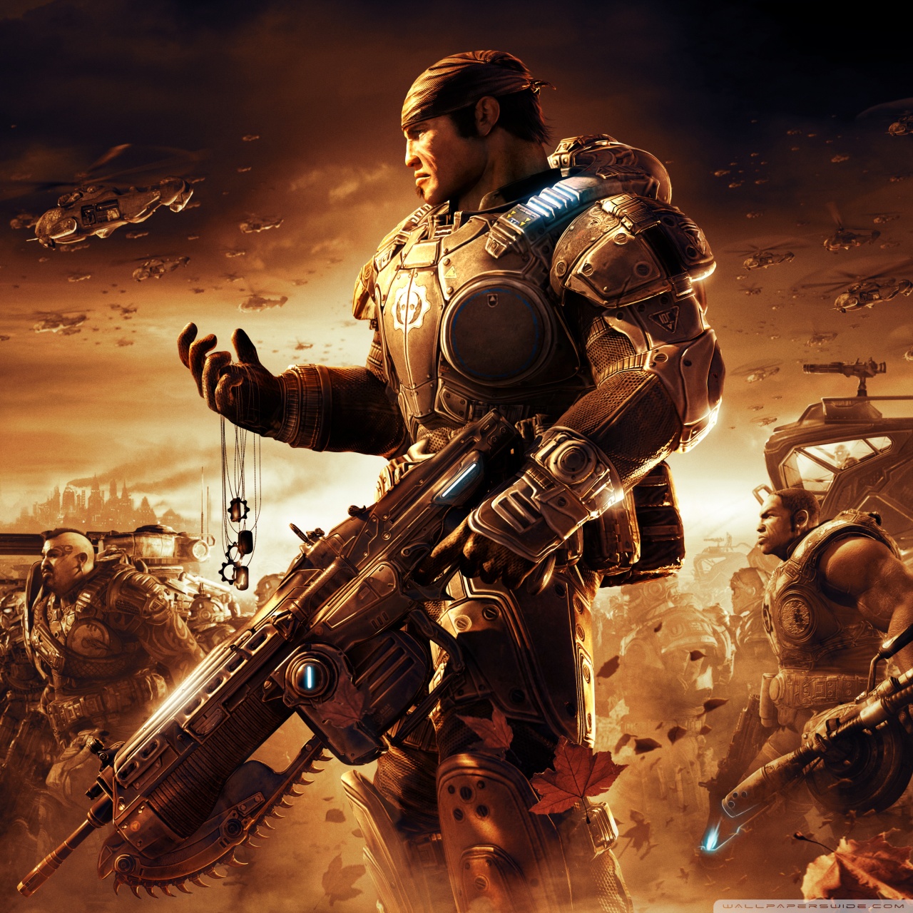 Gears Of War 2 Game Battle Ultra HD Desktop Background Wallpaper for 4K