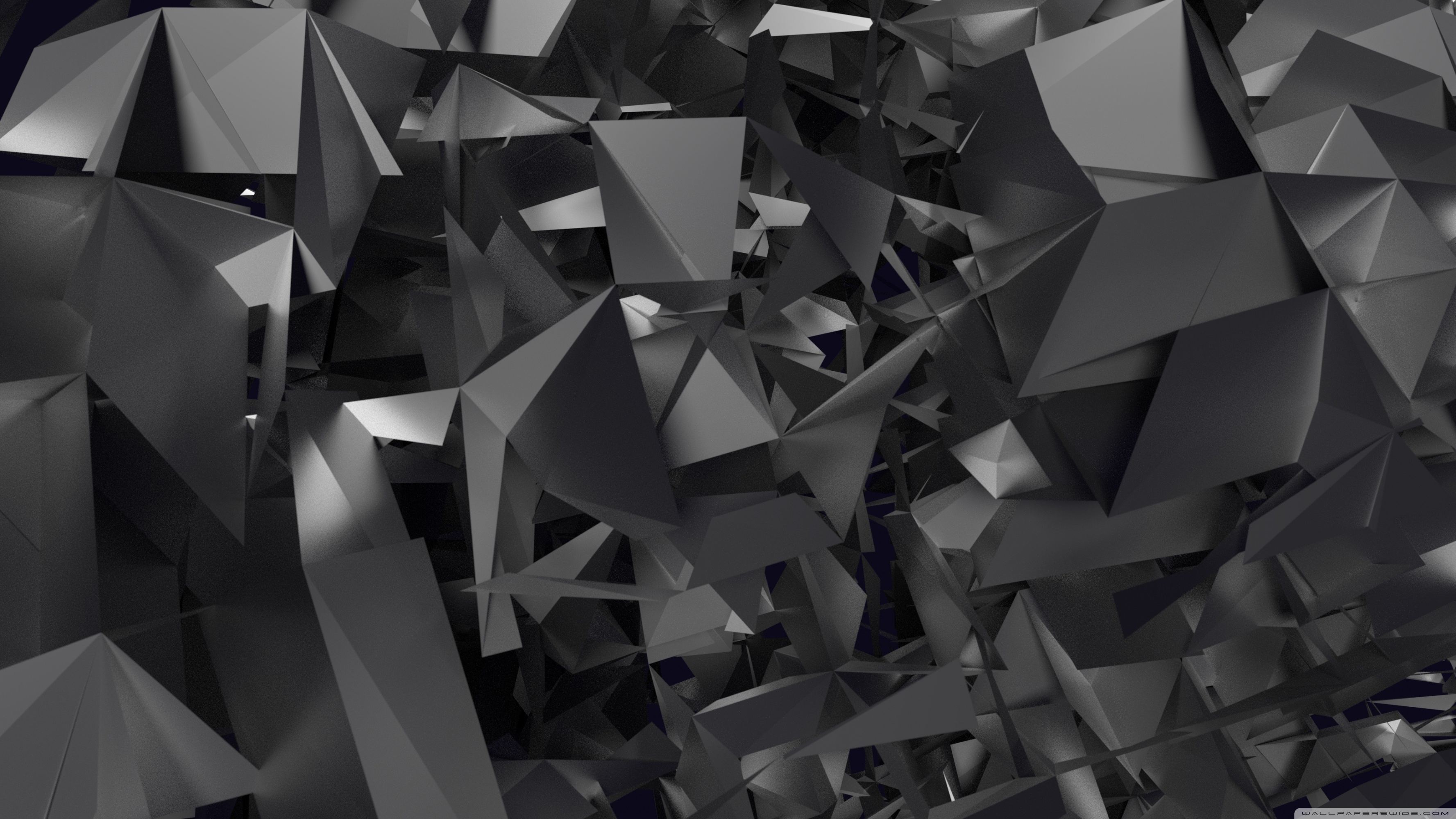 Download Wallpapers Black Geometric Shapes, 4k, Geometric, 50% OFF