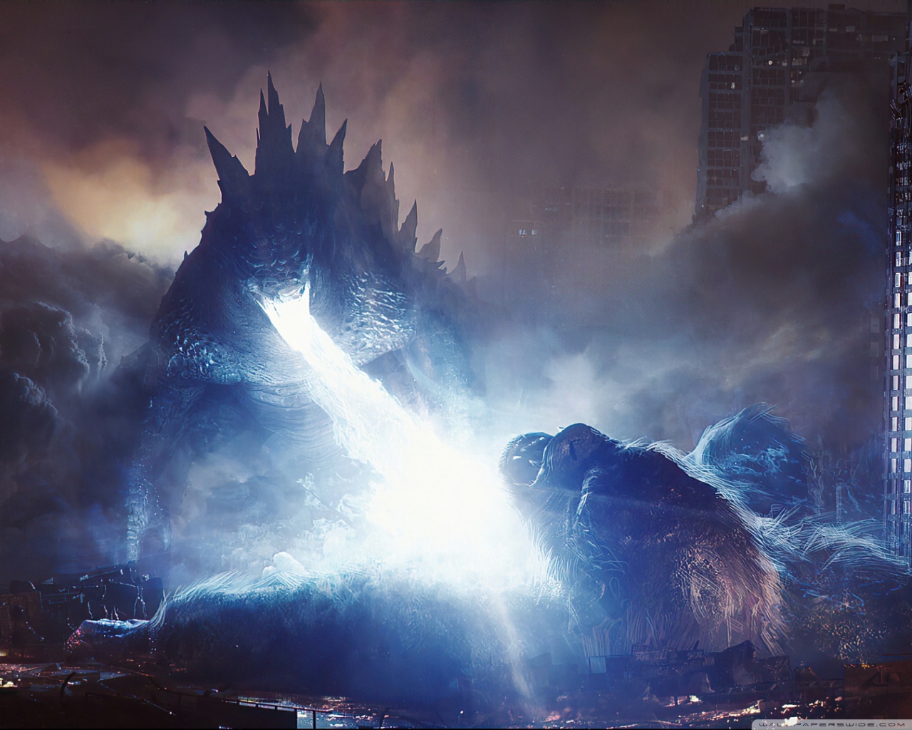 Godzilla vs Kong 2021 Film Ultra HD Desktop Background Wallpaper for 4K ...