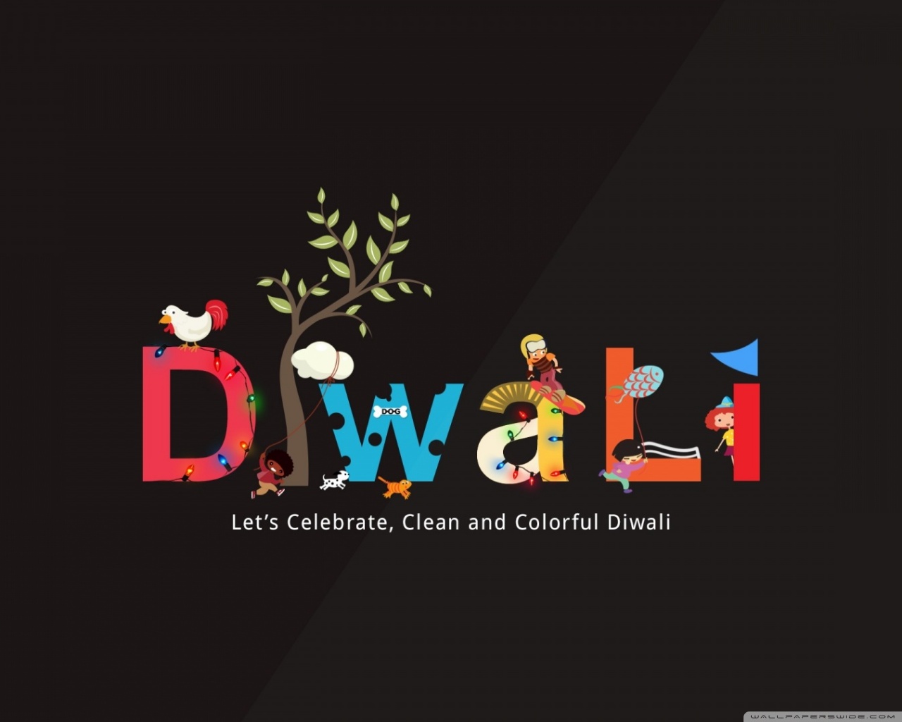Happy Diwali Ultra HD Desktop Background Wallpaper for 4K UHD TV :  Widescreen & UltraWide Desktop & Laptop : Tablet : Smartphone