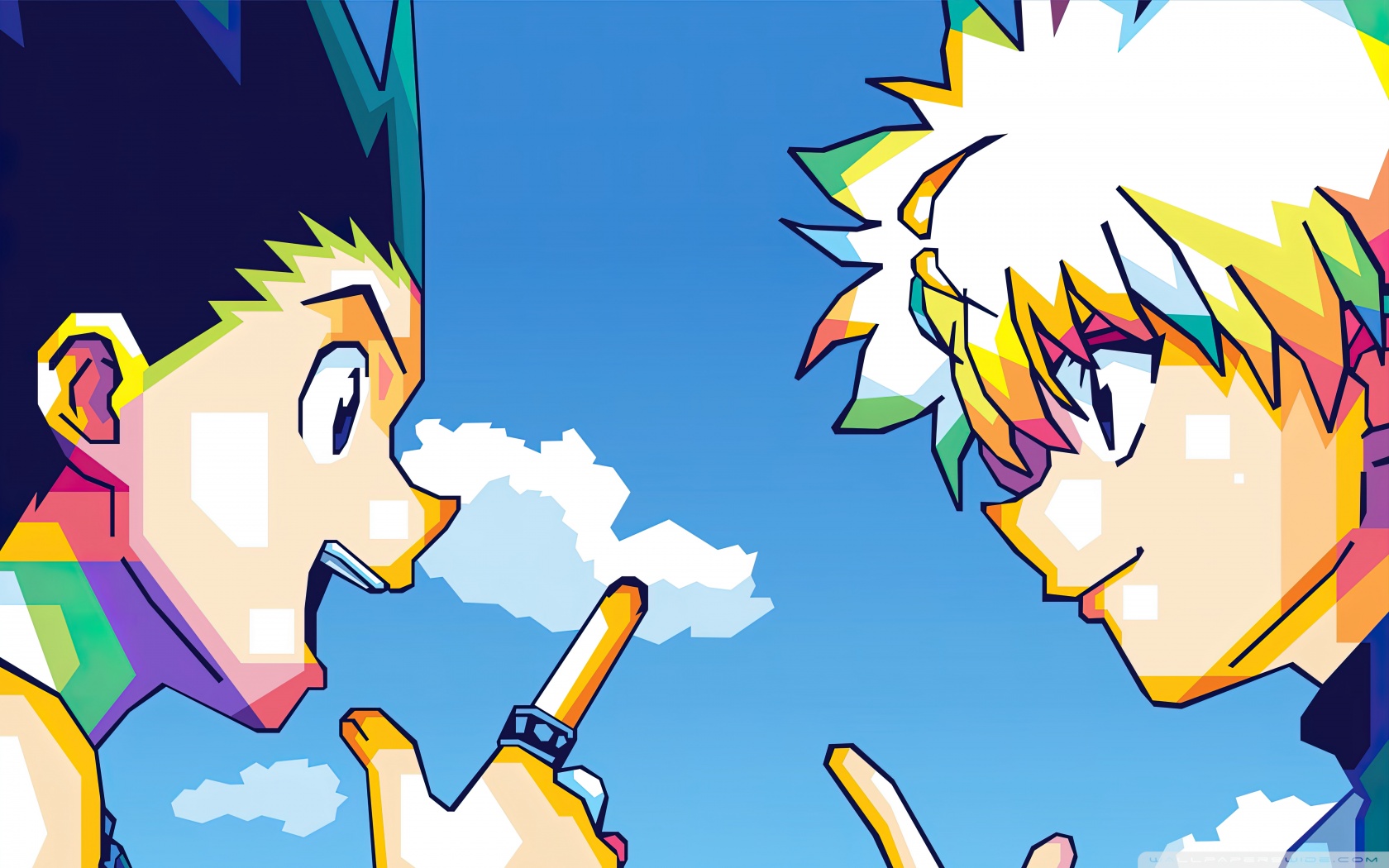 Hunter x Hunter, Gon and Killua Fanart Ultra HD Desktop Background