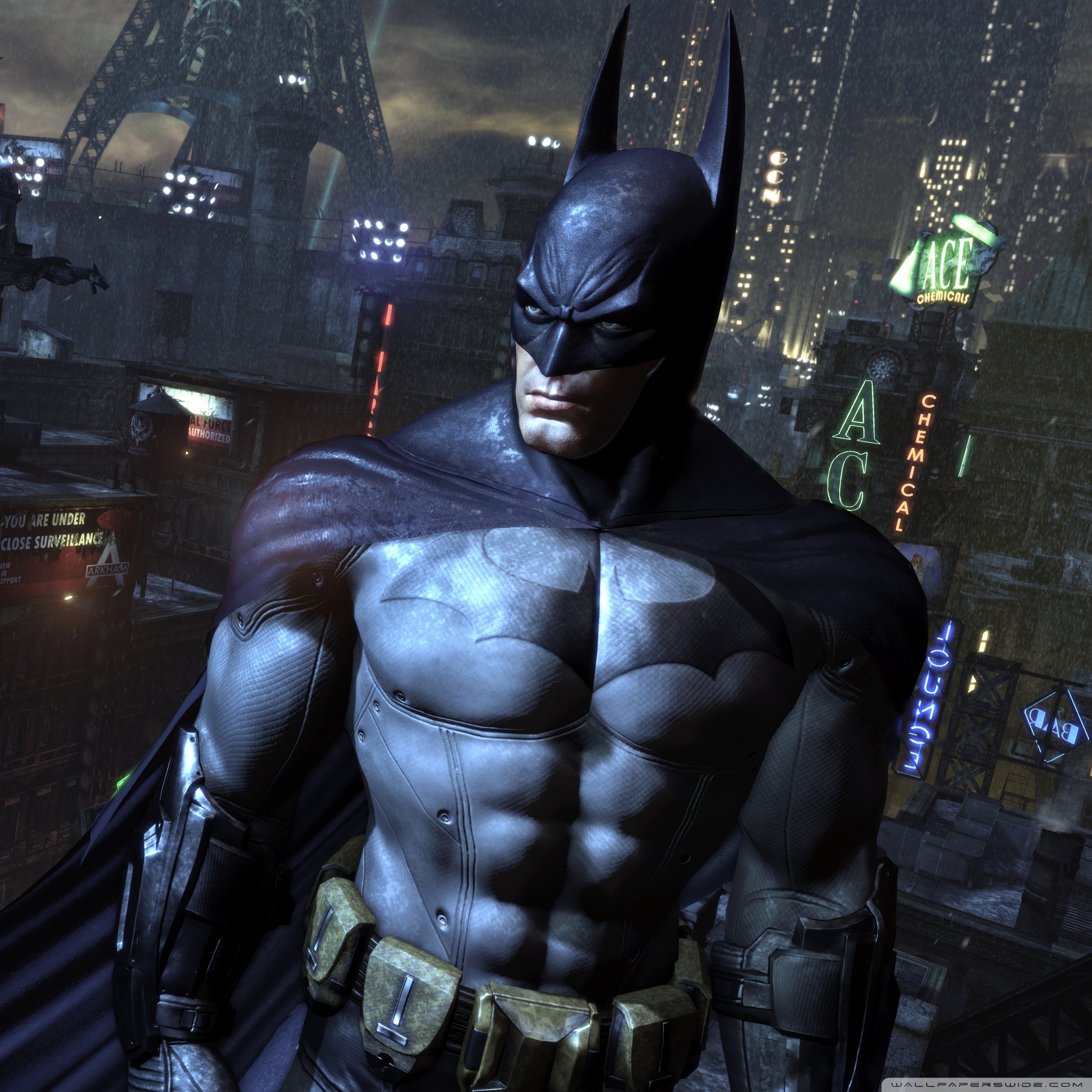 The Arkham City main menu backgroundmy desktop wallpaper for the longest  time : r/BatmanArkham