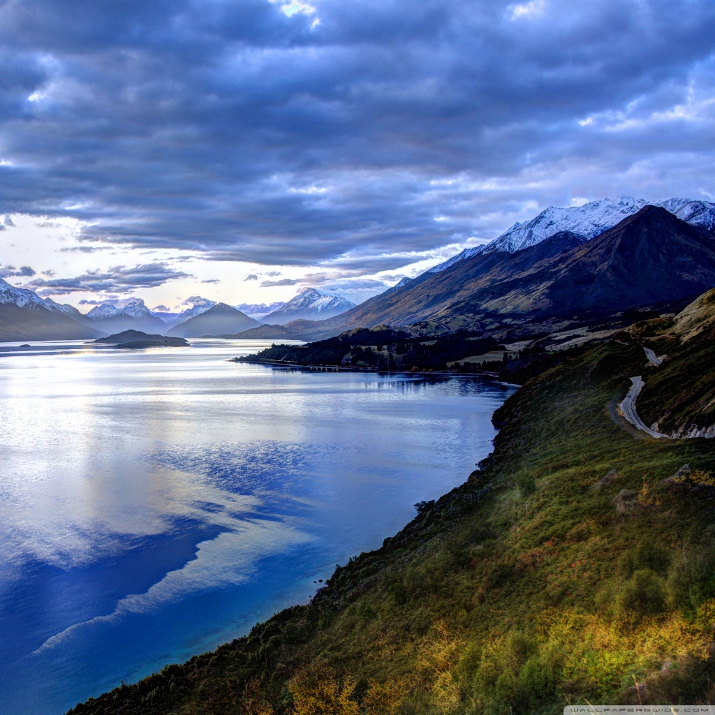 Lake In New Zealand Ultra HD Desktop Background Wallpaper for 4K UHD TV ...