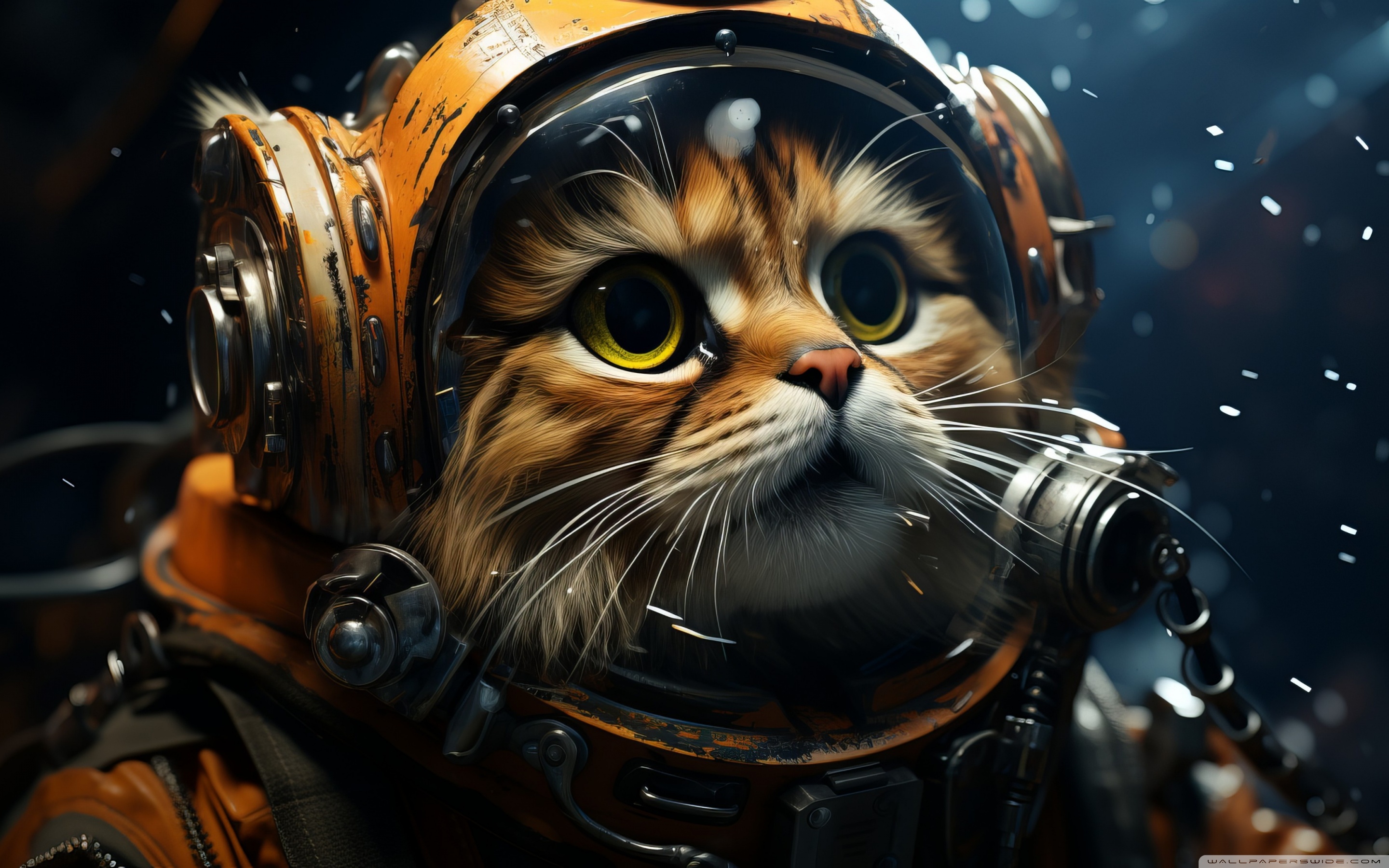 Lovely space kitten