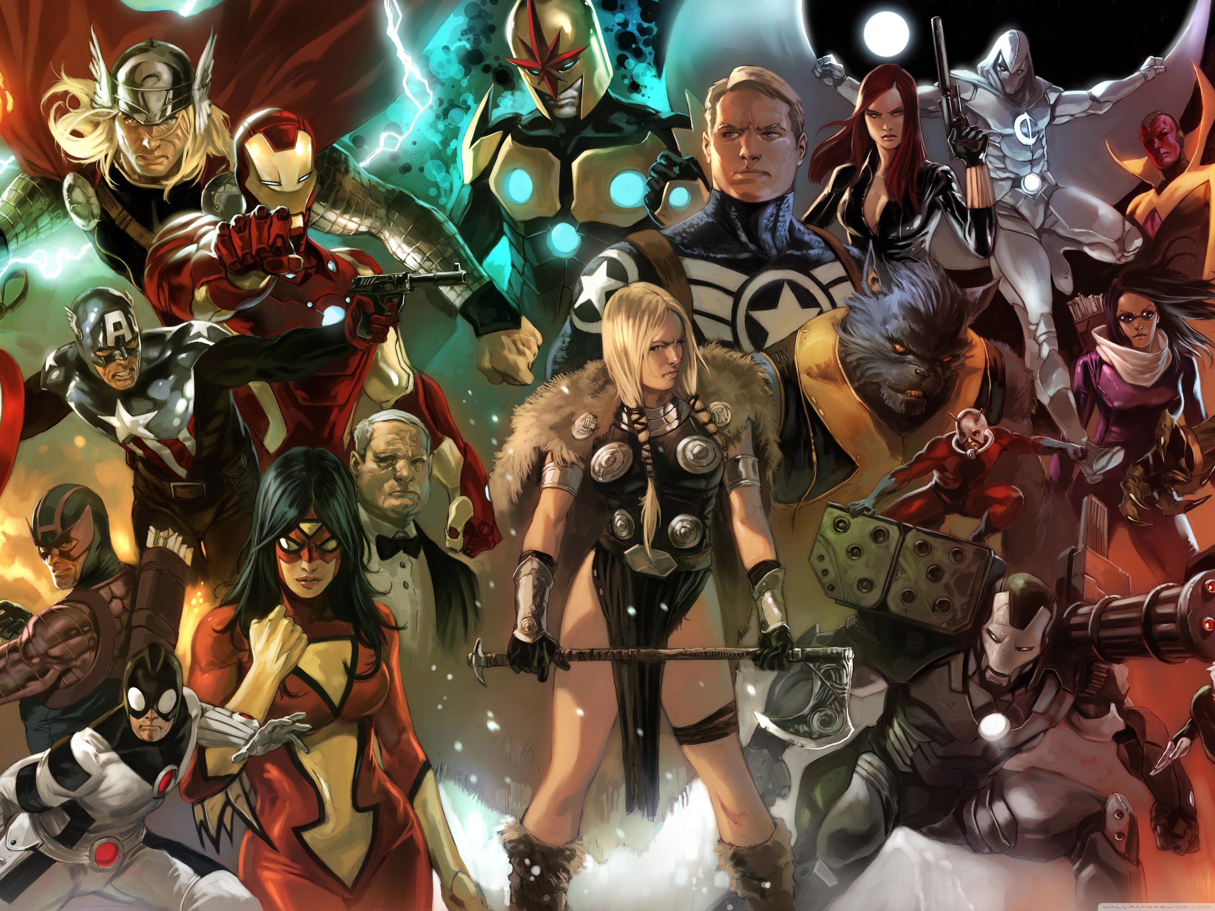 1400+] Marvel Superheroes Wallpapers