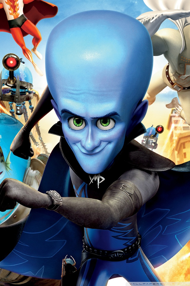 DreamWorks Animation Megamind poster computer Wallpaper cartoon png   PNGWing