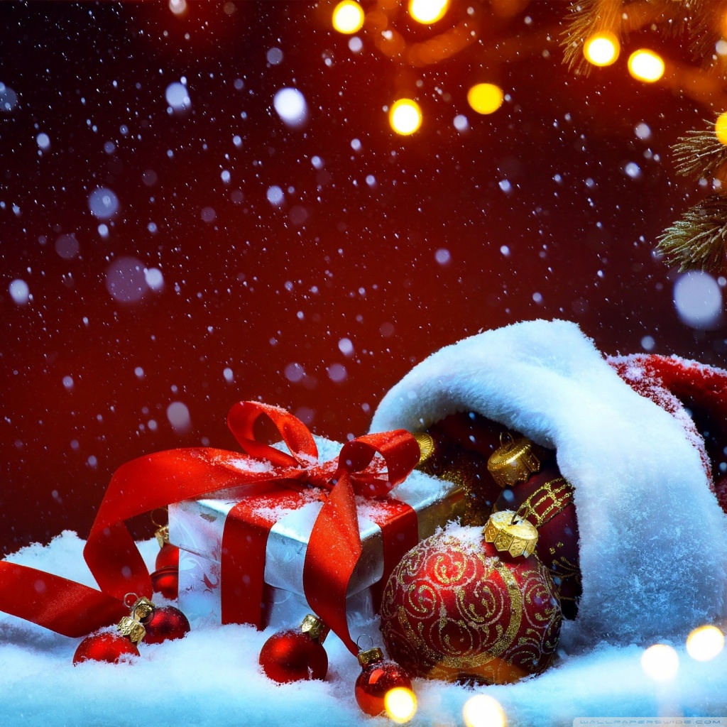 Merry Christmas and Happy New Year 2025 Ultra HD Wallpaper for 4K UHD