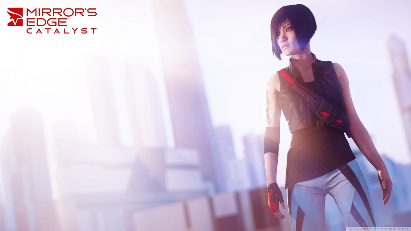 Mirrors Edge Catalyst 1440p abstract wallpaper RE by TheSyanArt on