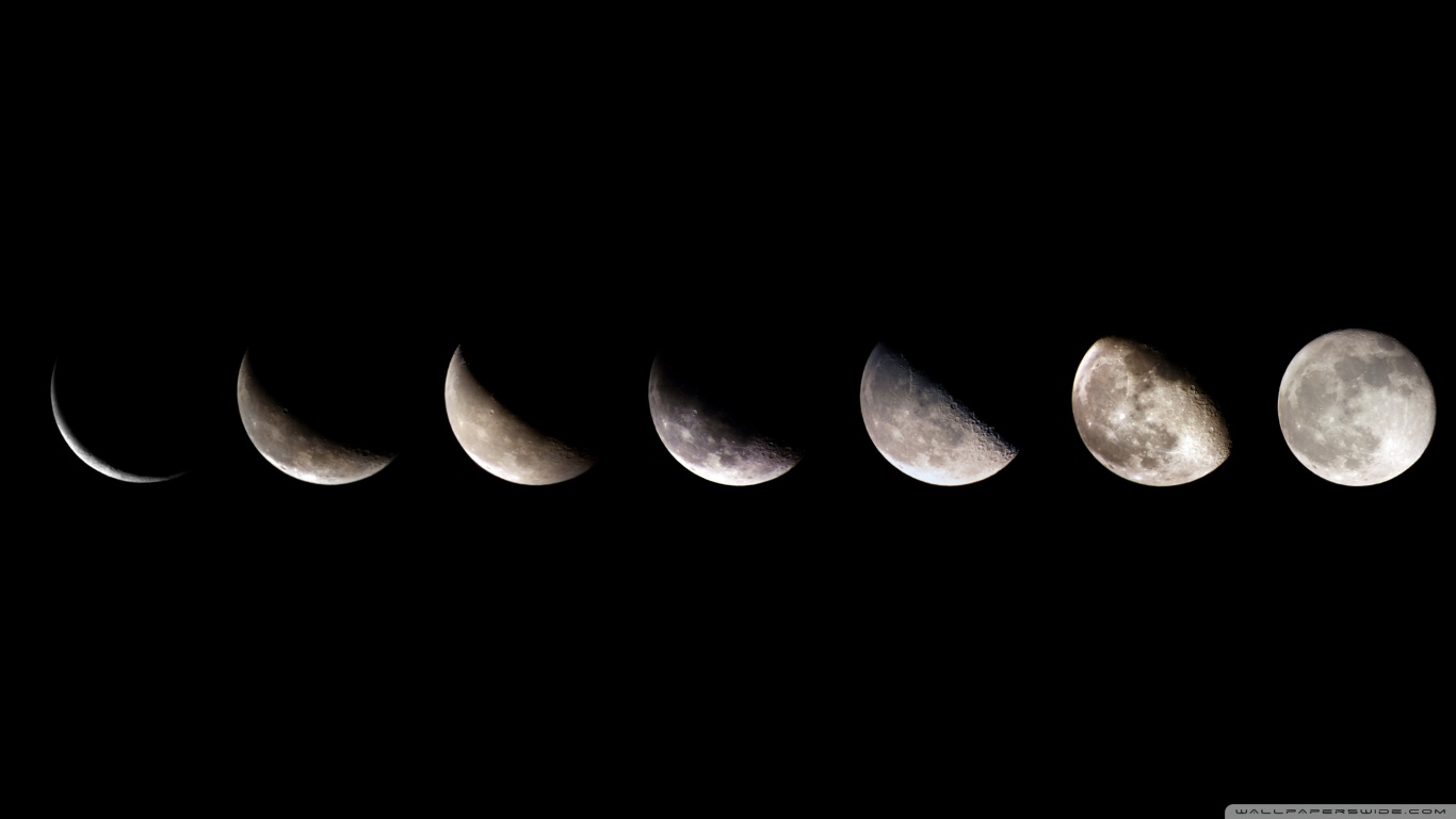 Moon Sequence Ultra HD Desktop Background Wallpaper for : Multi Display ...