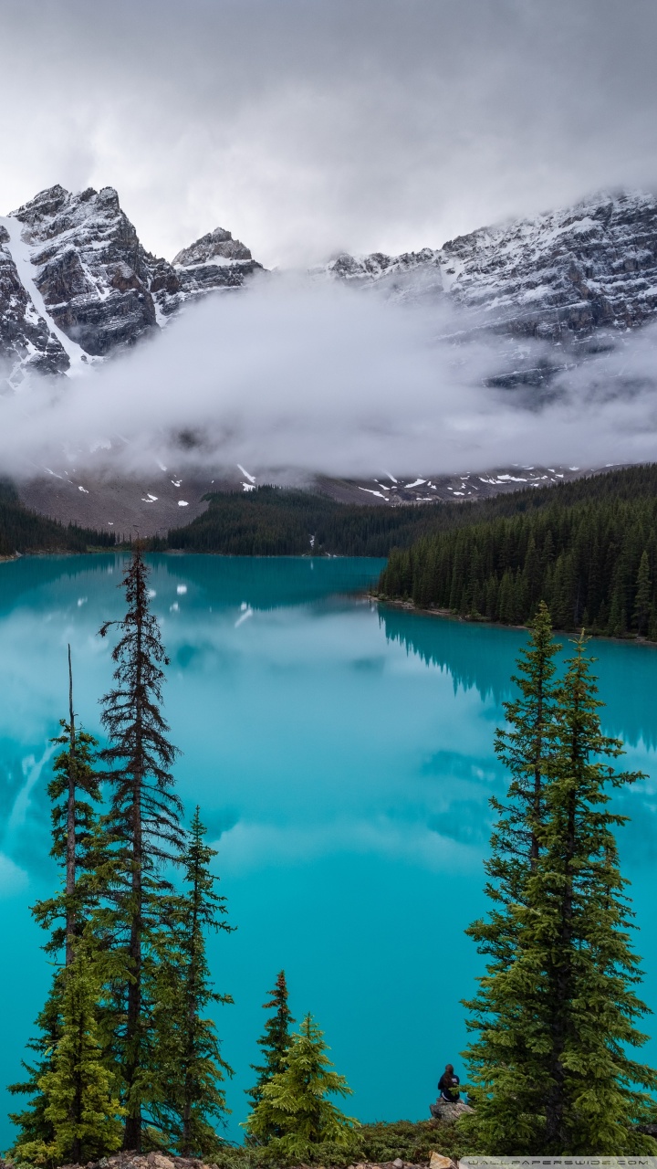 Moraine Lake, Canadian Rockies Ultra HD Desktop Background Wallpaper ...