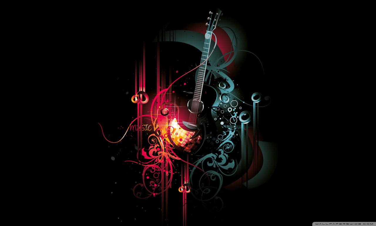 musical instrument wallpaper