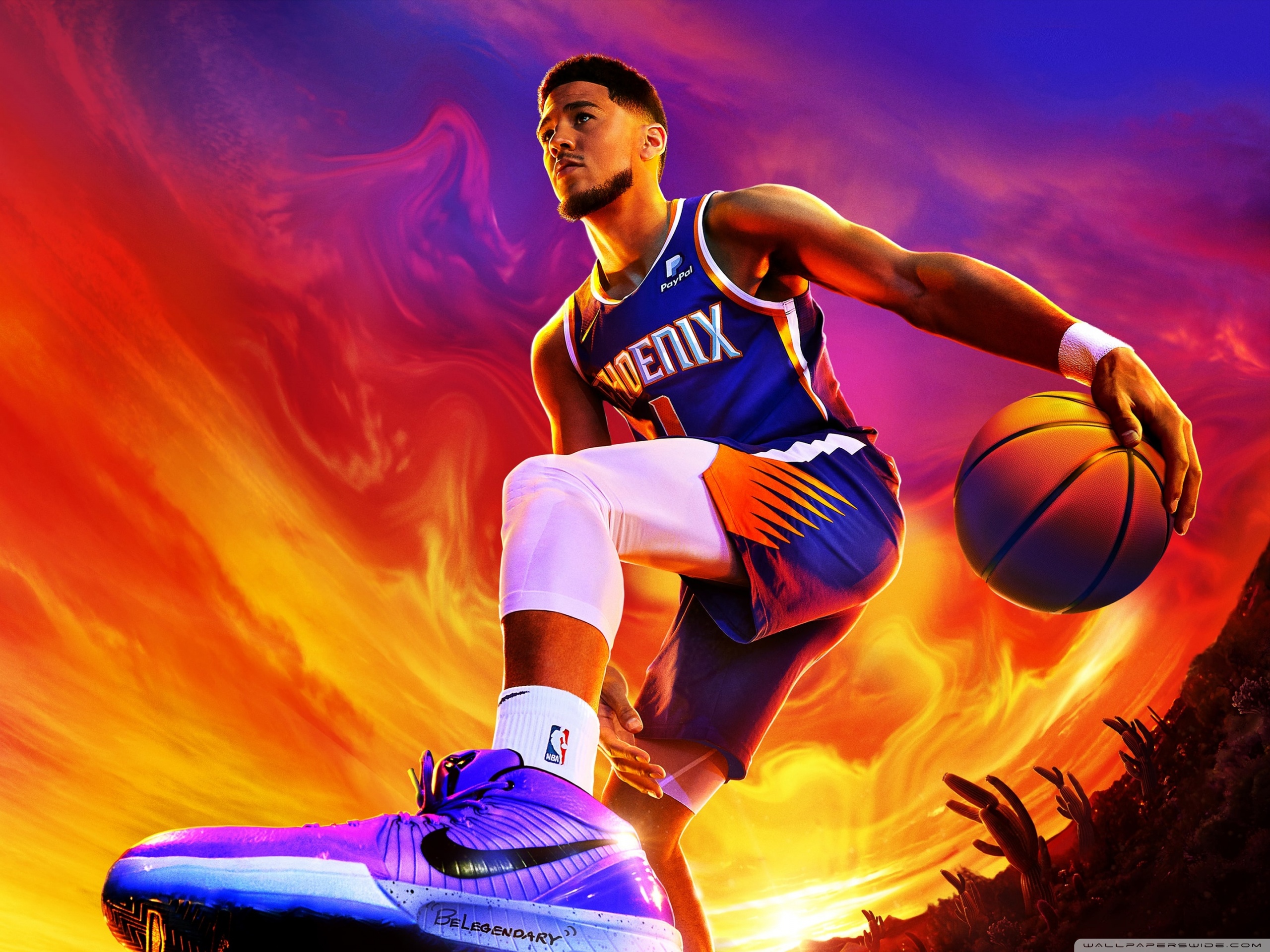 NBA 2K23 Video Game Devin Booker Ultra HD Desktop Background