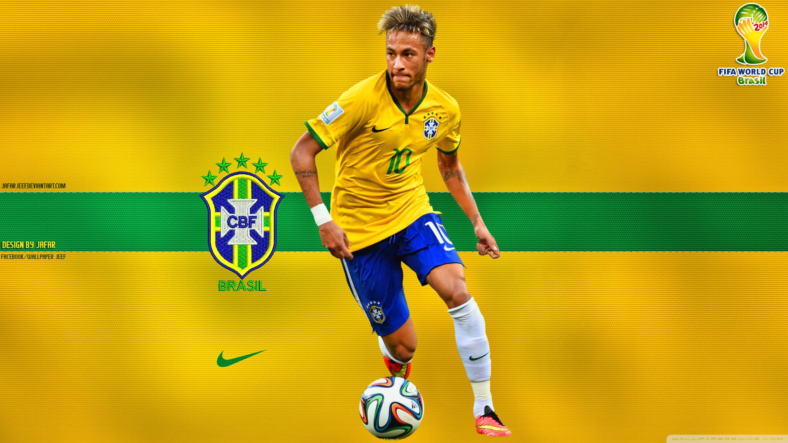 NEYMAR BRAZIL WORLD CUP 2014 Ultra HD Desktop Background Wallpaper for 4K  UHD TV : Tablet : Smartphone