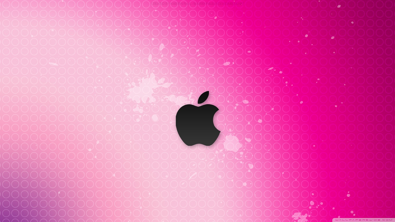 iPhone6paperscom  iPhone 6 wallpaper  au15logoapplepink rosegoldwhiteminimalillustrationart