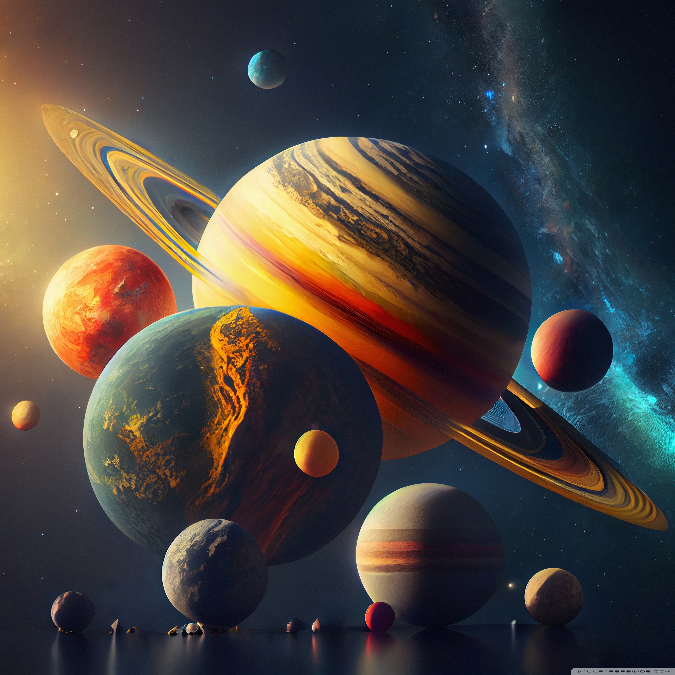 Planets 4K UHD Wallpaper For UltraHD Desktop And TV Widescreen And Planets 4K UHD Wallpaper For UltraHD Desktop And TV Widescreen And