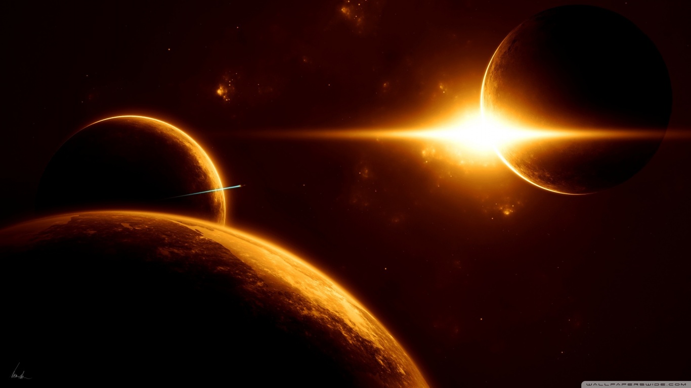 Planets And Sun Ultra HD Desktop Background Wallpaper for 4K UHD TV :  Tablet : Smartphone