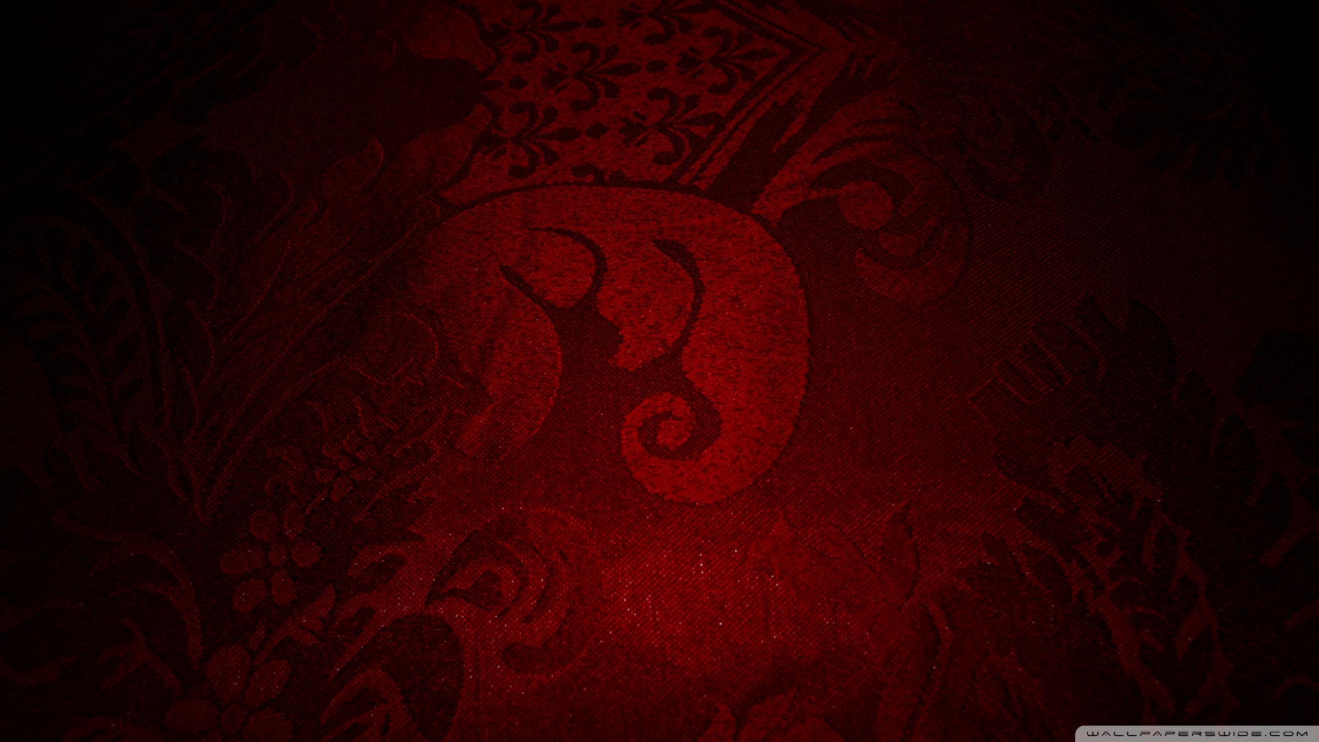 red vintage wallpaper