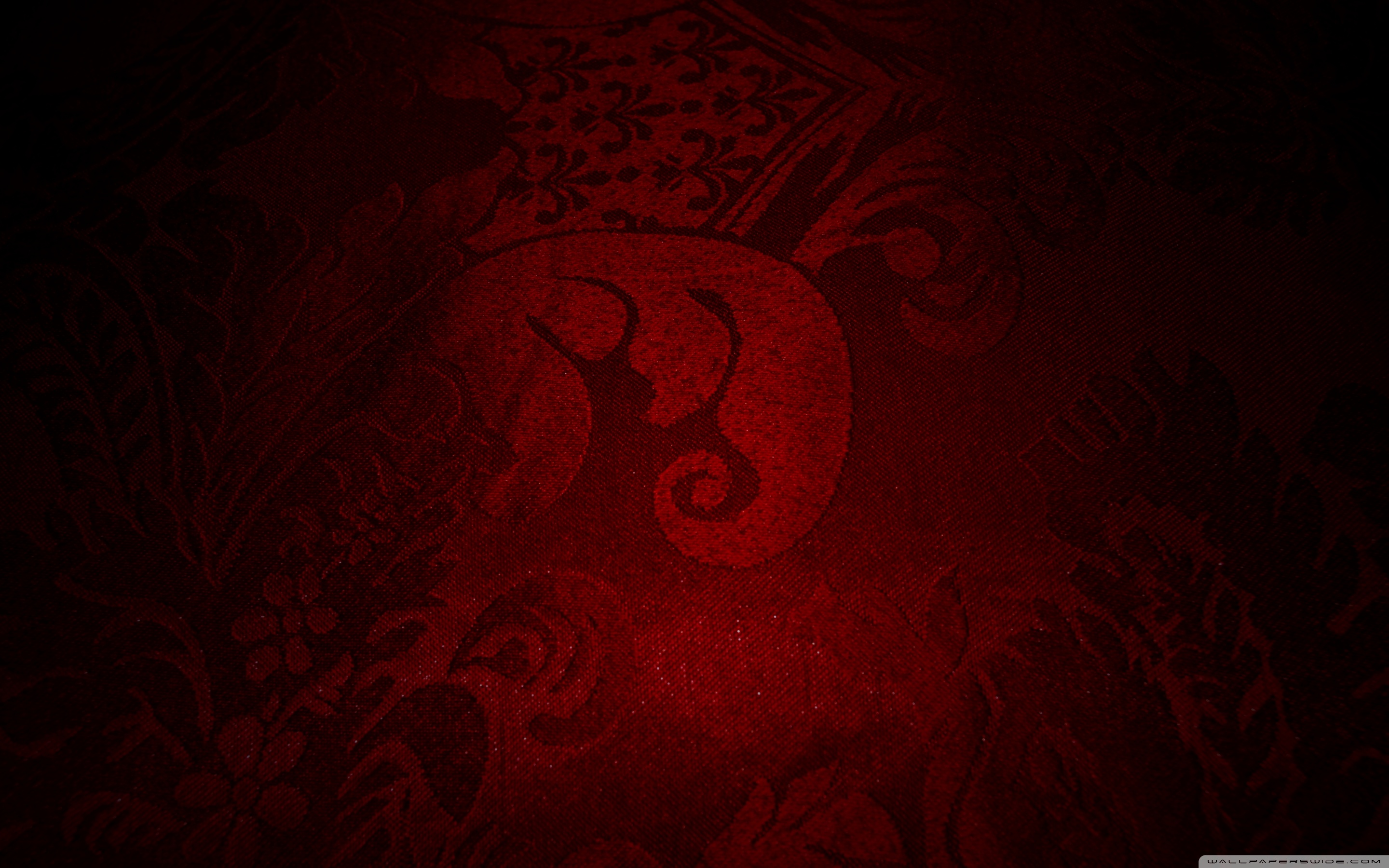red vintage wallpaper