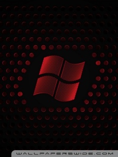 windows 7 wallpaper red