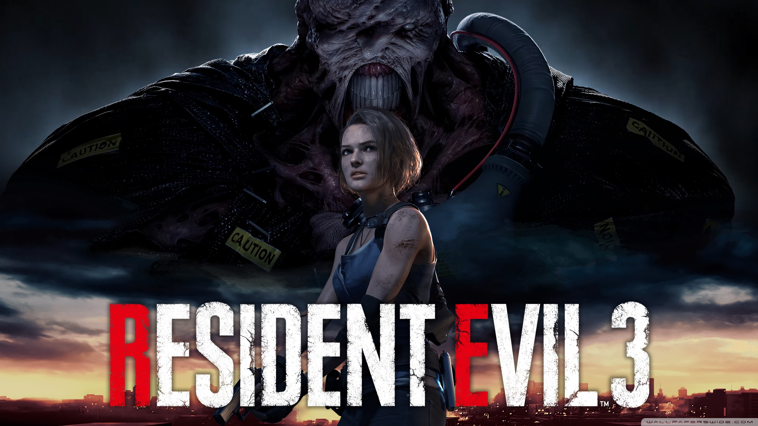 Resident Evil 3 Nemesis 2020 8K Jill Ultra HD Desktop Background ...