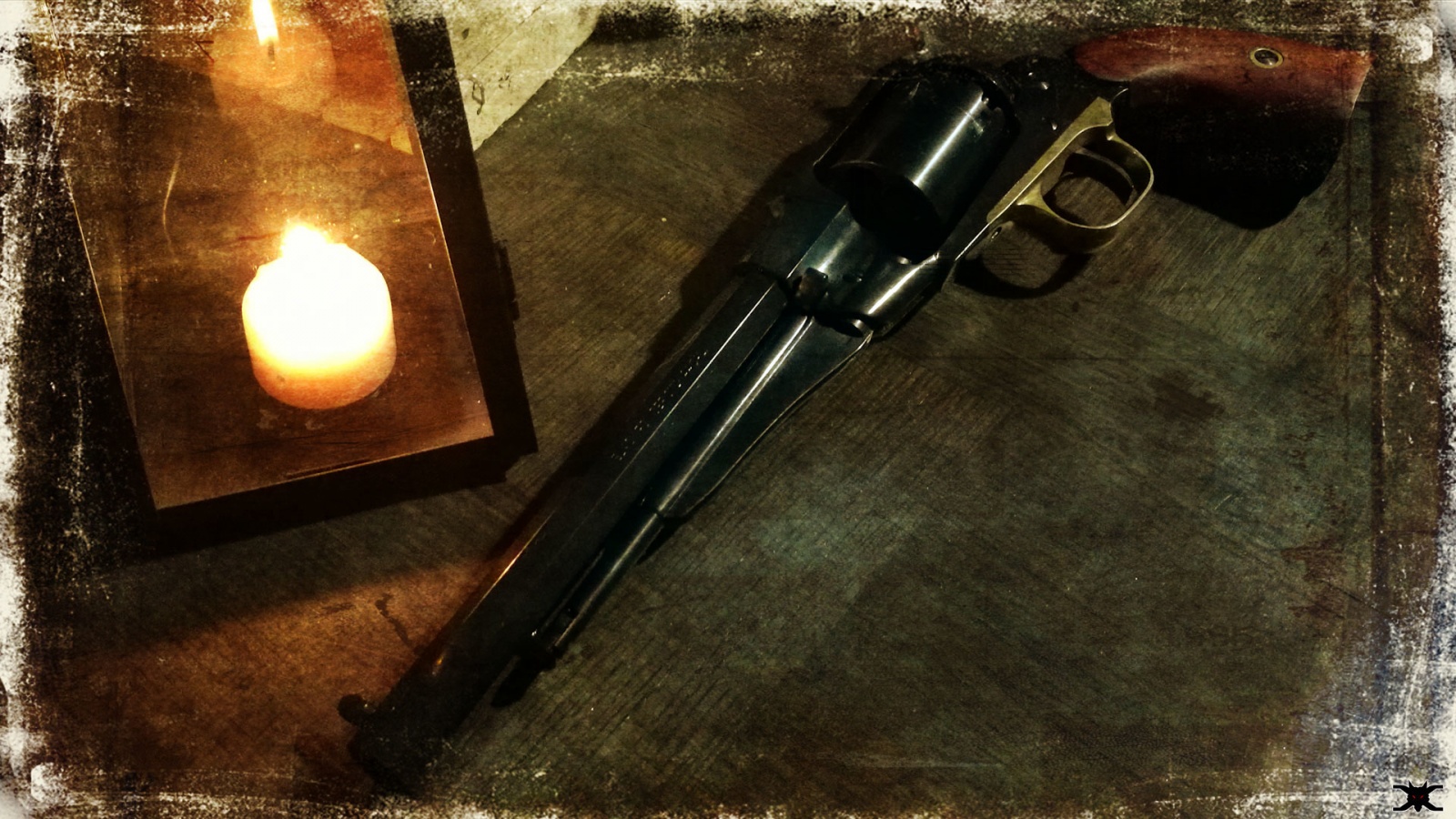 Revolver Remington 1858 Army 4K UHD Wallpaper for UltraHD Desktop and TV