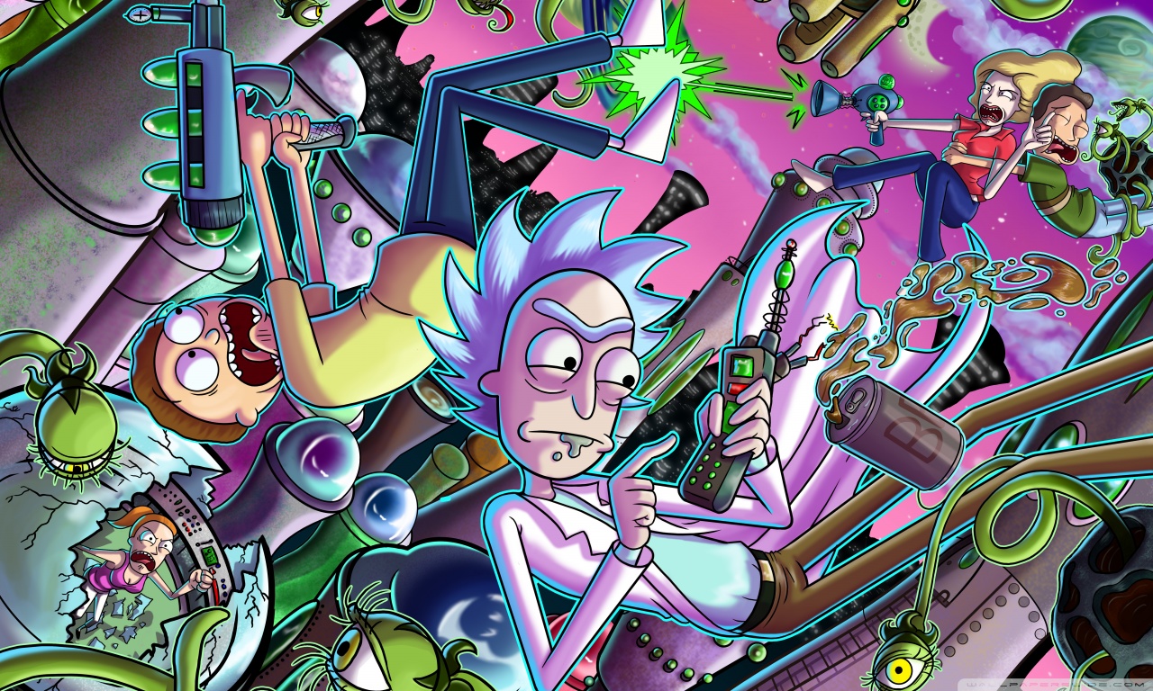 Rick and deals morty wallpaper pc