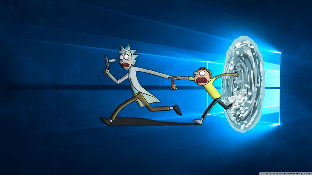 Rick y Morty windows Ultra HD Desktop Background Wallpaper for 4K