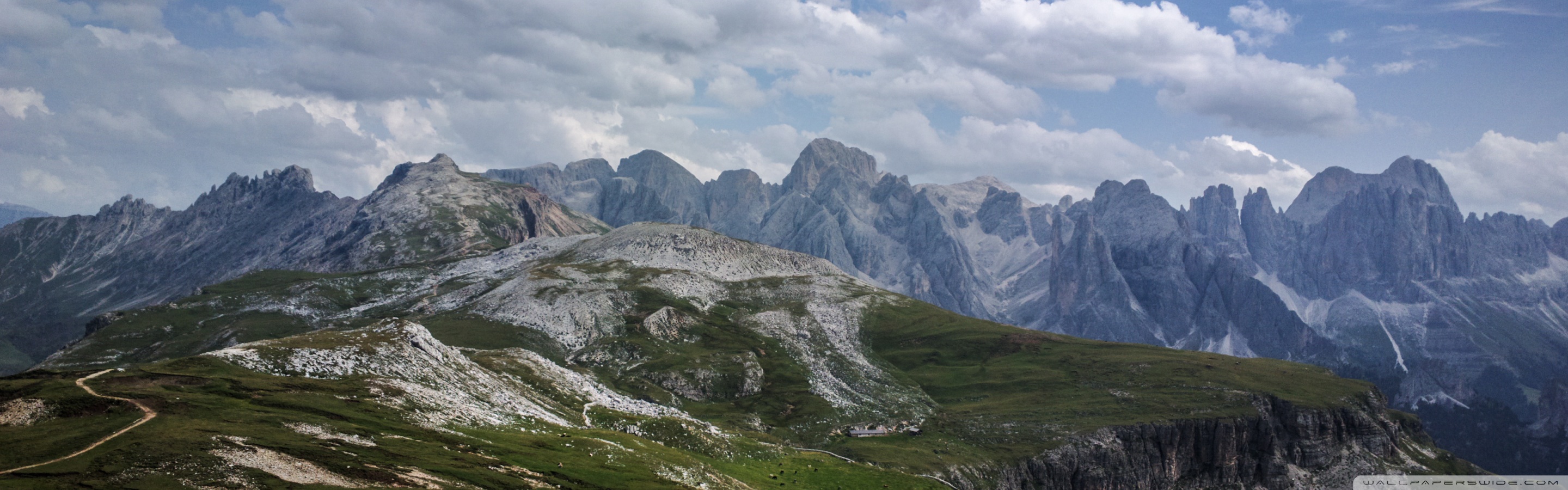 Rosengarten Mountain range in Italy Ultra HD Desktop Background ...
