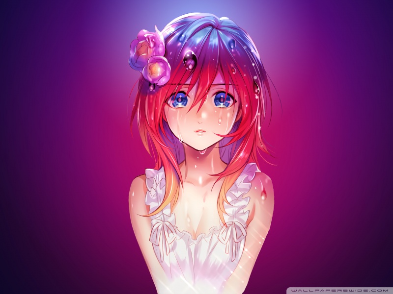 Оnline4ik.ru on X: Cute Anime Girl Full HD Background #wallpaper  #background   / X