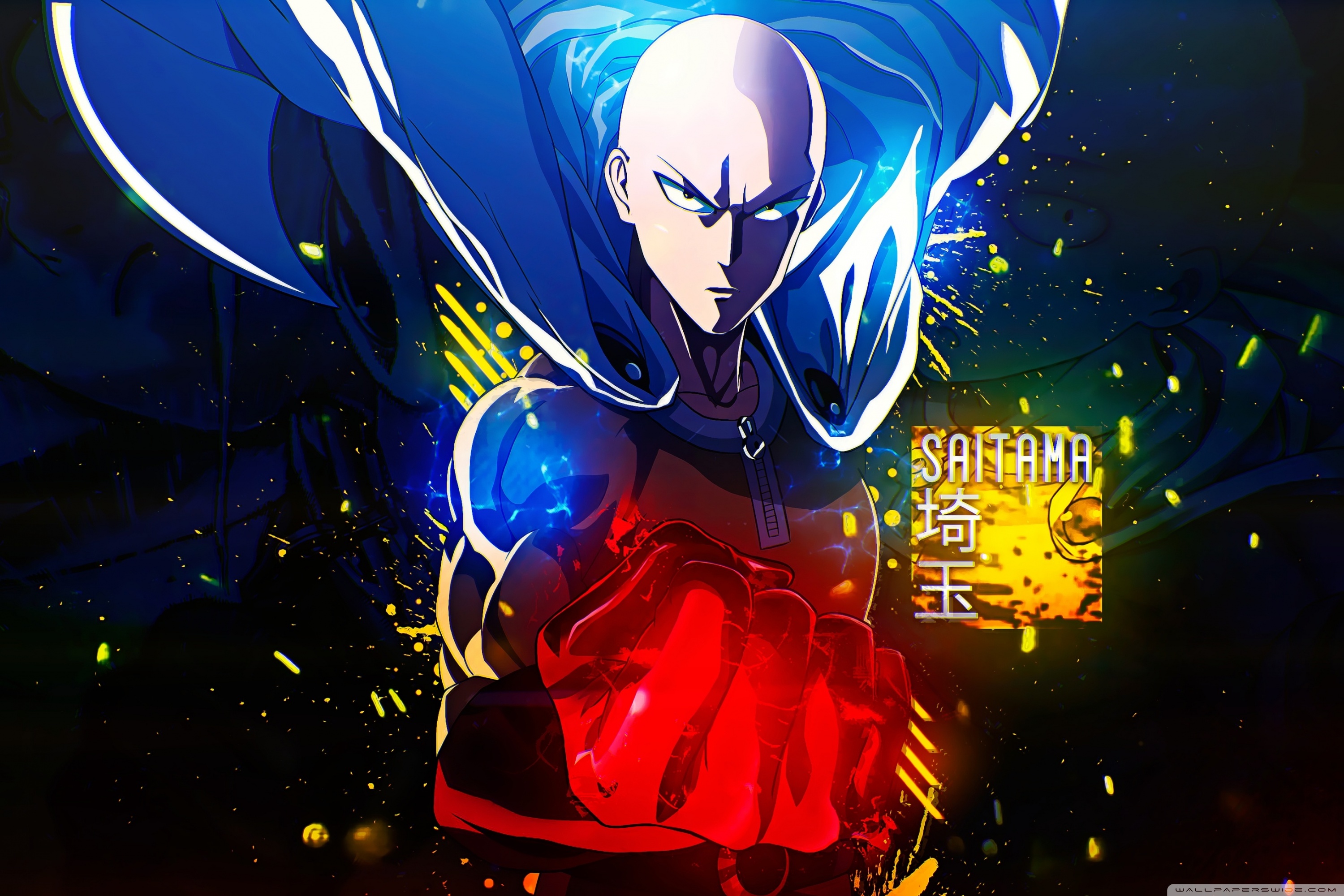 One Punch Man - Saitama - OK [3840 x 2160] : r/wallpapers