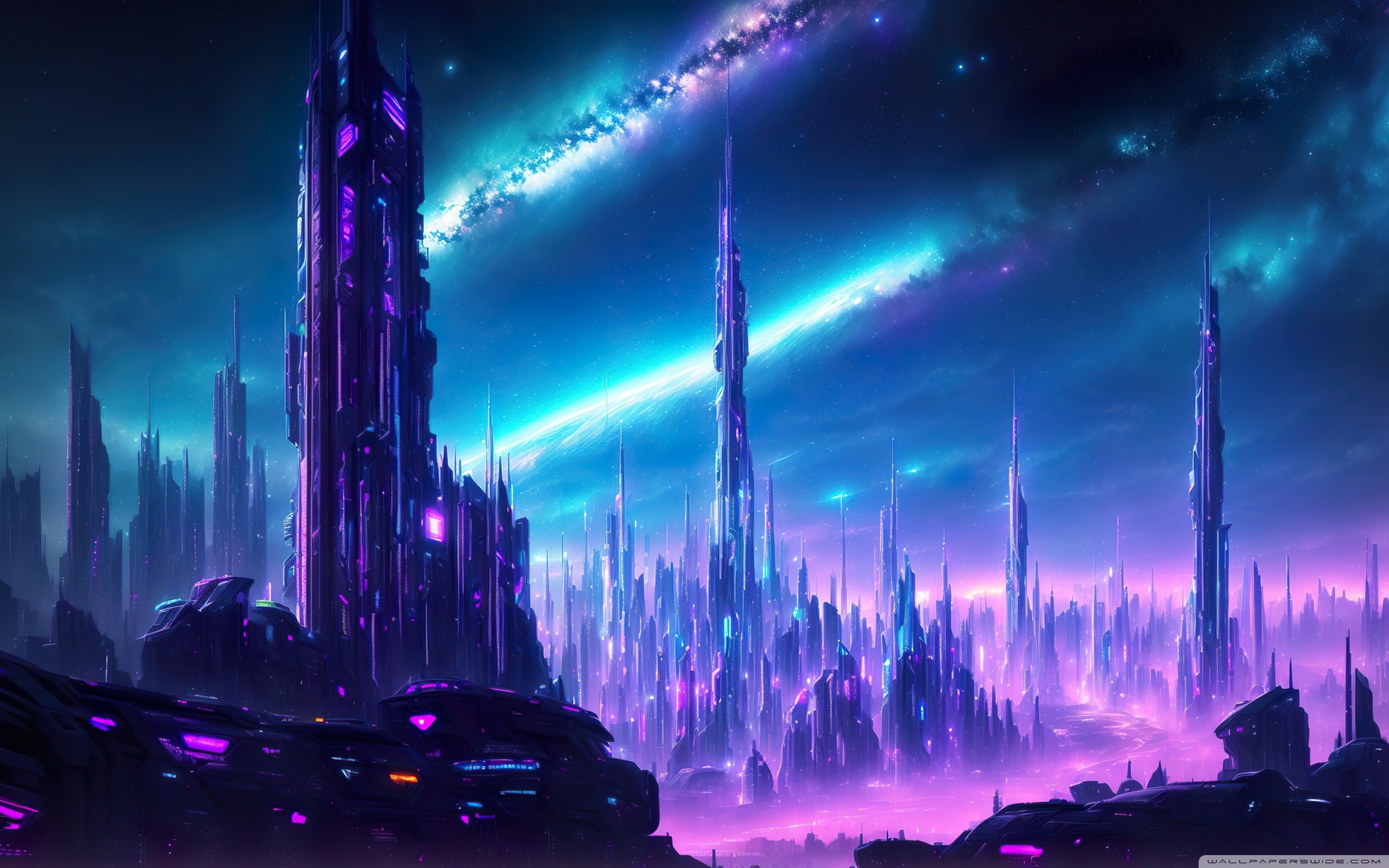 Wallpaper : 4k, ultrawide, cyberpunk, city, futuristic 3840x1750