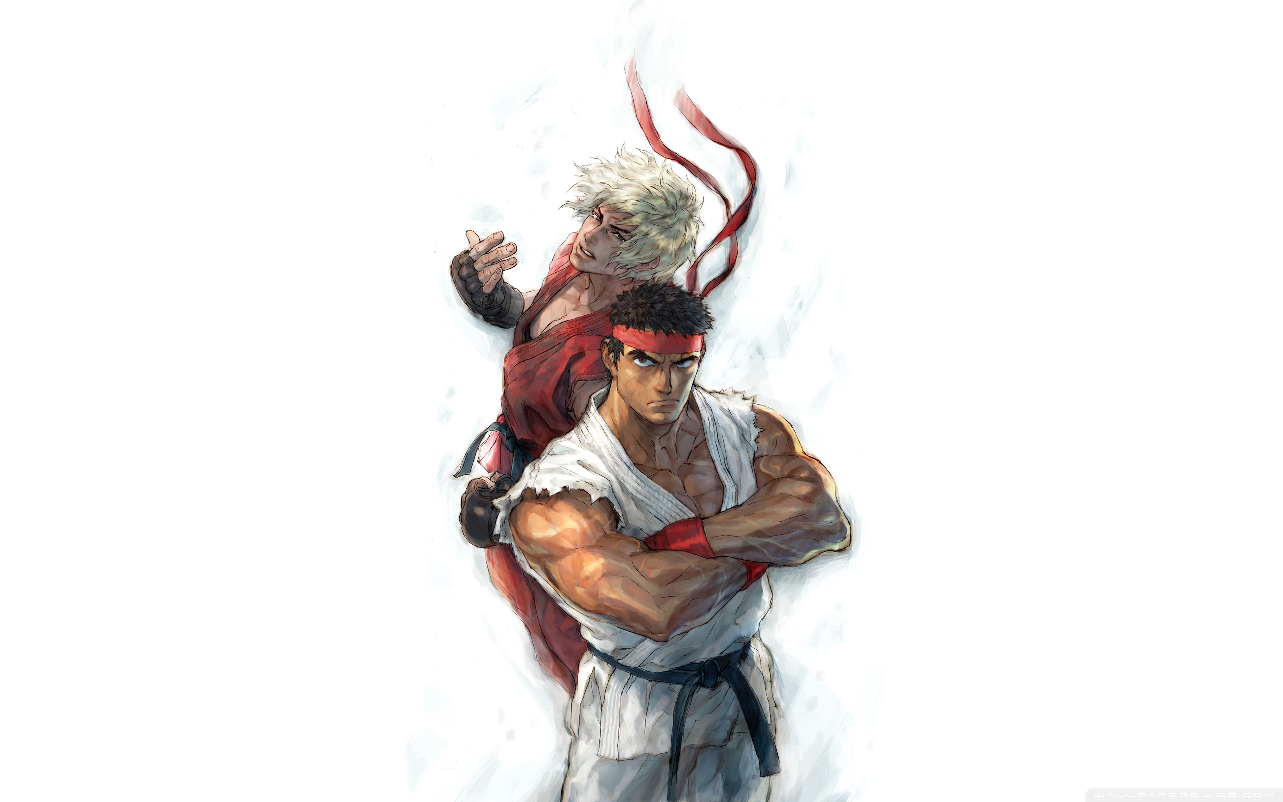 Download Ryu Vs Ken Street Fighter 4 Wallpaper