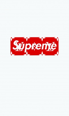 Supreme LouisVuitton, blue, louis vuitton, HD phone wallpaper