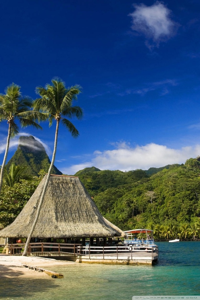 Tahiti Island Ultra HD Desktop Background Wallpaper for 4K UHD TV ...