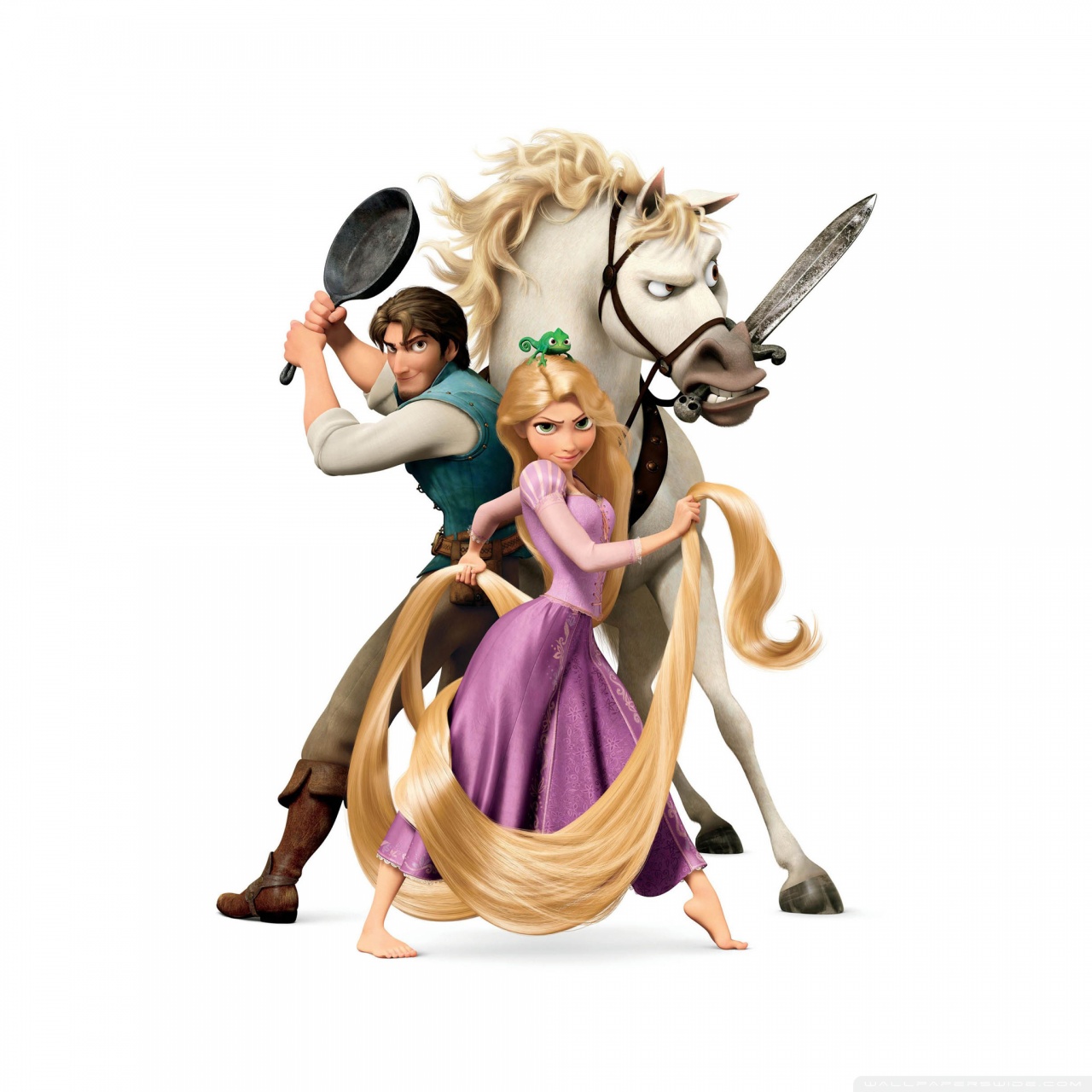 Tangled Disney Rapunzel And Flynn Ryder Ultra HD Desktop Background  Wallpaper for 4K UHD TV : Widescreen & UltraWide Desktop & Laptop : Tablet  : Smartphone