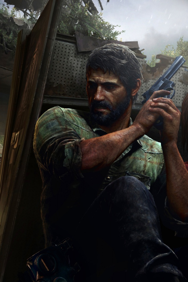 Download wallpaper infected, ellie, ellie kind, some of us, the last of us  part 2, game art, the last of us art, section games in resolution 800x480