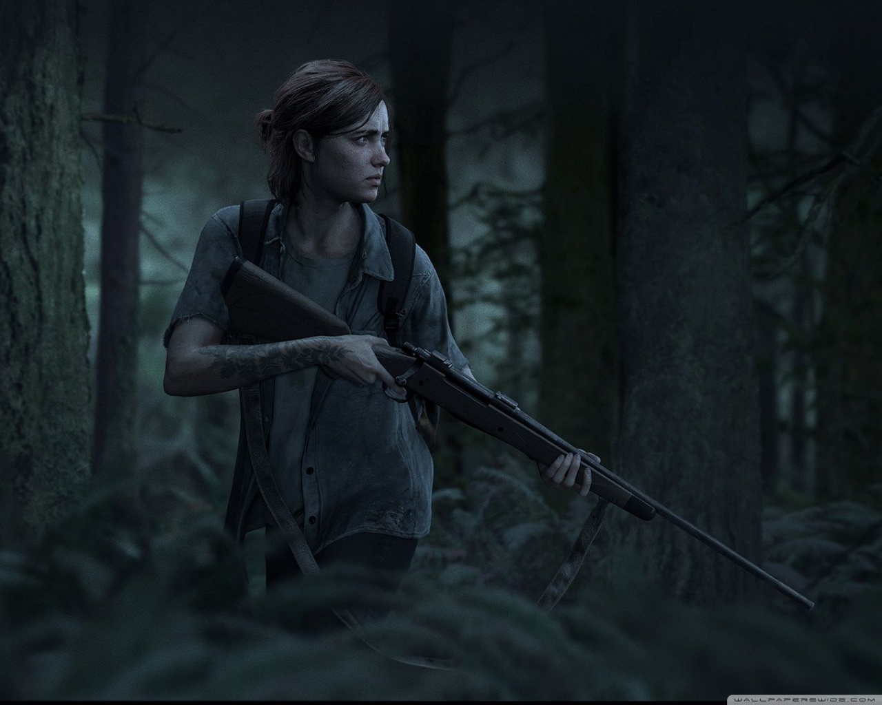 The last of us part 1 прохождение. The last of us лес.